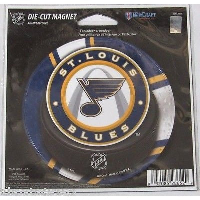 NHL St. Louis Blues 4 inch Auto Magnet Puck Style 4 inch Auto Magnet by WinCraft