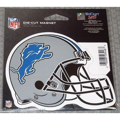 NFL Detroit Lions Helmet 4 inch Auto Magnet by WinCraft
