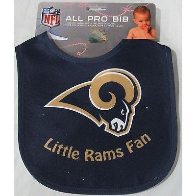 NFL  ST. Louis Rams Blue LITTLE FAN All Pro INFANT BIB by WinCraft