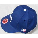 MLB Kansas City Royals Youth Cap Flat Brim Raised Replica Cotton Twill Hat
