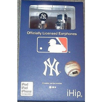 MLB Team Logo Earphones New York Yankees By iHip
