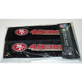 NFL San Francisco 49ers Velour Seat Belt Pads 2 Pack by Fremont Die