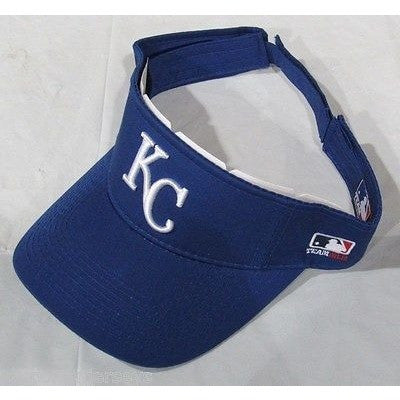 MLB Kansas City Royals Visor Cotton Twill Replica Adjustable Strap Adult