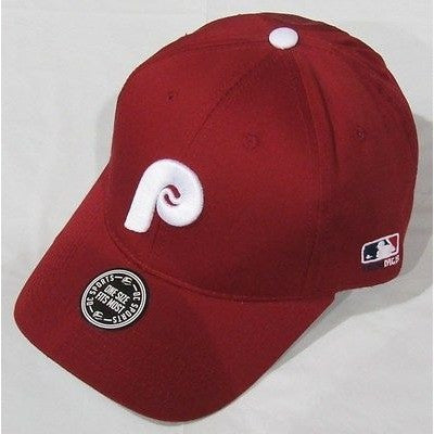 MLB Philadelphia Phillies Adult Cap Cooperstown Raised Replica Cotton Twill Hat