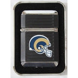NFL Los Angeles Rams Refillable Butane Lighter w/Gift Box by FSO