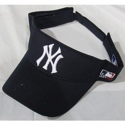 MLB New York Yankees Visor Cotton Twill Replica Adjustable Strap Adult