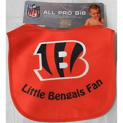 NFL Cincinnati Bengals Orange LITTLE FAN All Pro INFANT BIB by WinCraft