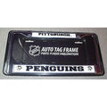 NHL Pittsburgh Penguins Chrome License Plate Frame Thick Letters