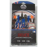 MLB New York Mets Team Logo Earphones With Microphone by Mizco