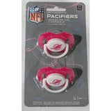 NFL Miami Dolphins Pink Pacifiers Set of 2 w/ Solid Shield on Card
