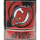 NHL New Jersey Devils 50" by 60" Rolled Fleece Blanket Fade Away Design