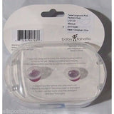 NCAA Texas Longhorns Pink Pacifiers Set of 2 w/ Solid Shield in Case
