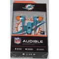 NFL Miami Dolphins Team Logo Earphones with Microphone by MIZCO