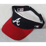 MLB Atlanta Braves Visor Cotton Twill Replica Adjustable Strap Adult