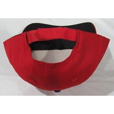 MLB Philadelphia Phillies Adult Cap Flat Brim Raised Replica Cotton Twill Hat All Red