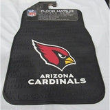 NFL Arizona Cardinals Car Truck Front Rubber Floor Mats Set by The Northwest Co.