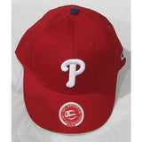 MLB Philadelphia Phillies Youth Cap Flat Brim Raised Replica Cotton Twill Hat