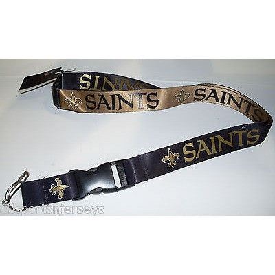 NFL New Orleans Saints Reversible Lanyard Keychain by AMINCO