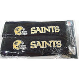 NFL New Orleans Saints Velour Seat Belt Pads 2 Pack by Fremont Die