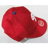 MLB Philadelphia Phillies Youth Cap Curved Brim Raised Replica Cotton Twill Hat Red