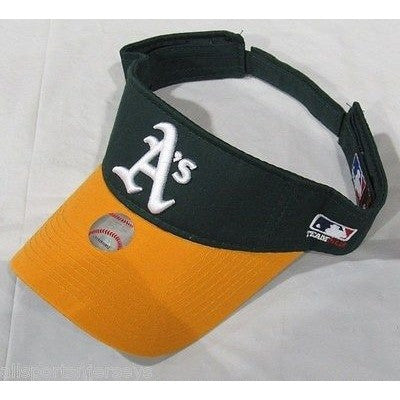 MLB Oakland Athletics A's A's Visor Cotton Twill Replica Adjustable Strap Adult