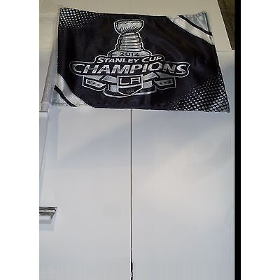 NHL LA Kings 2014 Stanley Cup Window Car Flag RICO or Fremont Die
