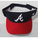 MLB Atlanta Braves Visor Cotton Twill Replica Adjustable Strap Adult