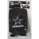 NFL Dallas Cowboys Headrest Cover Embroidered Logo Set of 2 by Team ProMark