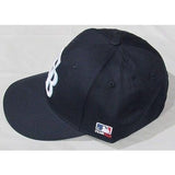 MLB Tampa Bay Rays Adult Cap Flat Brim Raised Replica Cotton Twill Hat Navy