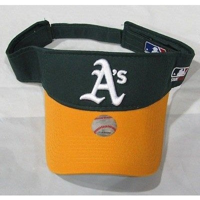 MLB Oakland Athletics A's A's Visor Cotton Twill Replica Adjustable Strap Adult