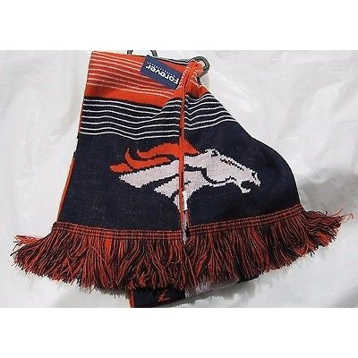 NFL 2015 Reversible Split Logo Scarf Denver Broncos 64" by 7" FOCO