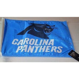 NFL Carolina Panthers Logo on Carolina Blue Window Car Flag