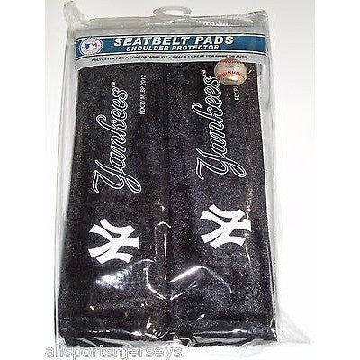 MLB New York Yankees Velour Seat Belt Pads 2 Pack by Fremont Die