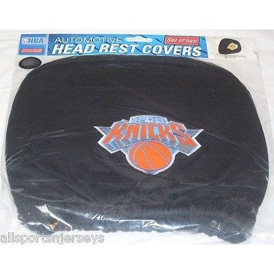 NBA New York Knicks Headrest Cover Embroidered Logo Set of 2 by Team ProMark