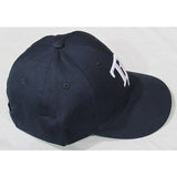 MLB Tampa Bay Rays Adult Cap Flat Brim Raised Replica Cotton Twill Hat Navy