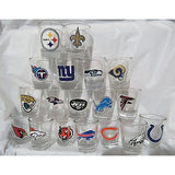 NFL Complete set 1 each of all 32 Teams Standard 2 oz Shot Glass