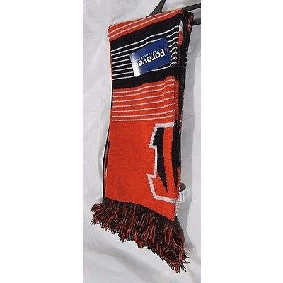 NFL 2015 Reversible Split Logo Scarf Cincinnati Bengals 64" by 7" FOCO
