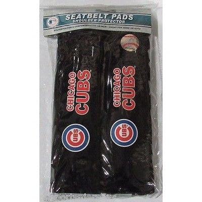 MLB Chicago Cubs Velour Seat Belt Pads 2 Pack by Fremont Die