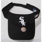 MLB Chicago White Sox Visor Cotton Twill Replica Adjustable Strap Adult