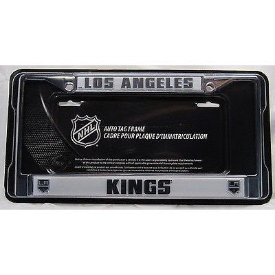 NHL Los Angeles Kings Chrome License Plate Frame Thick Letters