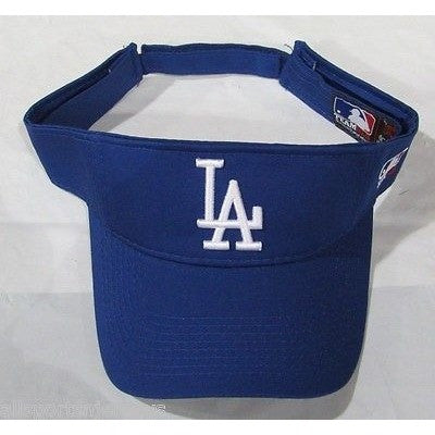 MLB Los Angeles Dodgers Visor Cotton Twill Replica Adjustable Strap Adult