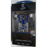 MLB Kansas City Royals Team Logo Earphones With Microphone by Mizco