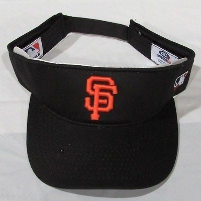 MLB San Francisco Giants Visor Cotton Twill Replica Adjustable Strap Adult