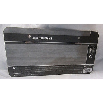 NBA San Antonio Spurs Chrome License Plate Frame Gray Bottom Black Up