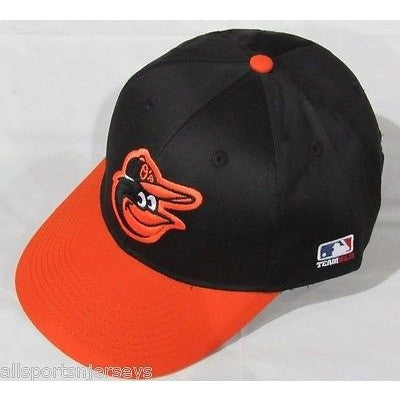 MLB Baltimore Orioles Adult Cap Flat Brim Raised Replica Cotton Twill Hat