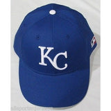 MLB Kansas City Royals Adult Cap Flat Brim Raised Replica Cotton Twill Hat