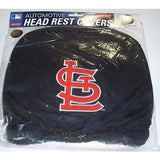 MLB St. Louis Cardinals Headrest Cover Embroidered Logo Set of 2 by Team ProMark