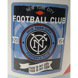 MLS NEW YORK CITY FOOTBALL CLUB 50"x60" ROLLED FLEECE BLANKET TEAM LOGO