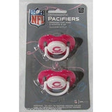 NFL Chicago Bears Pink Pacifiers Set of 2 w/ Solid Shield on Card