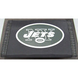 NFL New York Jets Tri-fold Nylon Wallet with Printed Helmet
